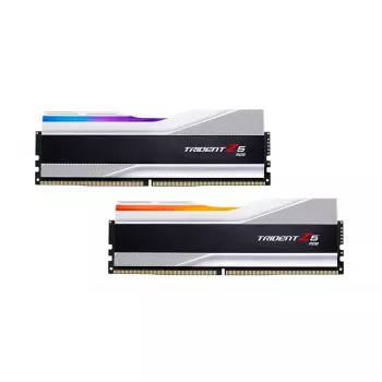 DIMM 32 GB DDR5-6400 (2x 16 GB) Dual-Kit, Arbeitsspeicher silber, F5-6400J3239G16GX2-TZ5RS, Trident Z5 RGB, INTEL XMP