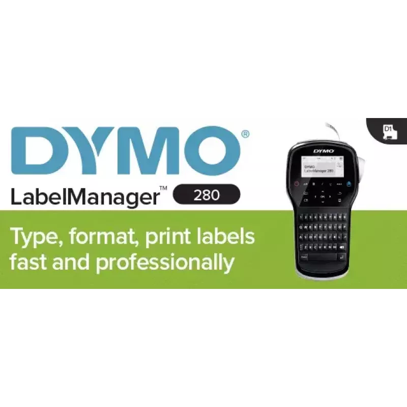 DYMO LabelManager 280 QWERTZ dėkle su priedais