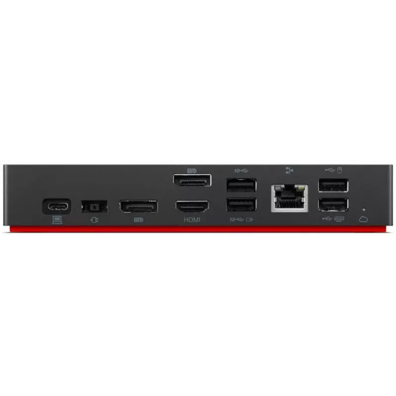 Lenovo ThinkPad Universal Thunderbolt 4 Smart Dock – prijungimo stotelė, juoda, 40 Gbit/s, 100 W