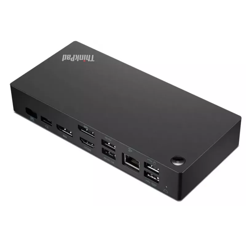 Lenovo ThinkPad Universal Thunderbolt 4 Smart Dock – prijungimo stotelė, juoda, 40 Gbit/s, 100 W