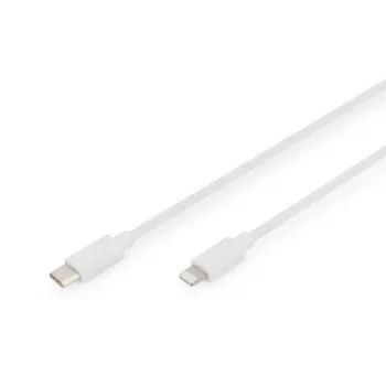 Įkrovimo laidas USB-C – Lightning Digitus Data DB-600109-010-W