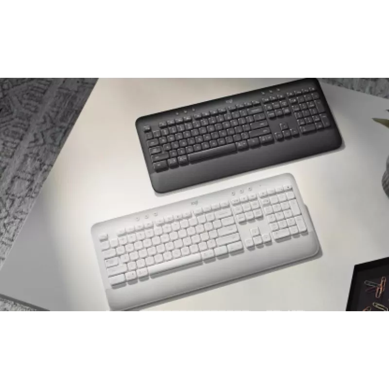 LOGITECH Signature K650 belaidė klaviatūra - Off-white - Deutsch QWERTZ