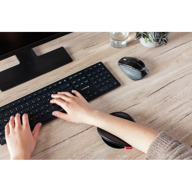CHERRY SLIDEPAD ERGO slydimo riešo atrama Juoda