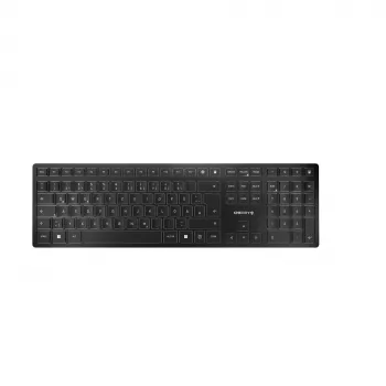 CHERRY KW 9100 SLIM belaidė klaviatūra RF Wireless + Bluetooth QWERTZ vokiška juoda