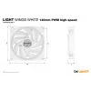 be quiet! Light Wings White 140mm PWM high-speed Triple-Pack | 14 cm ventiliatoriai (3 vnt.)