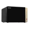 QNAP TS-664 NAS bokštinis Intel® Celeron® N5095 8 GB DDR4 0 TB QNAP QTS juodos, bronzinės spalvos