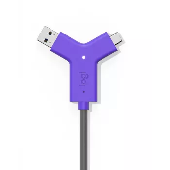 LOGITECH Swytch - stalinis centrinis įrenginys - 2 x HDMI + 1 x Superspeed USB + 2 x USB-C