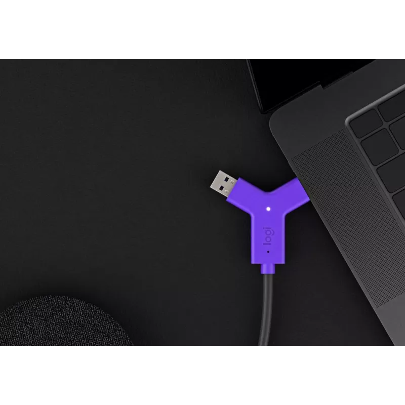 LOGITECH Swytch - stalinis centrinis įrenginys - 2 x HDMI + 1 x Superspeed USB + 2 x USB-C
