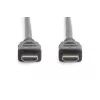 DIGITUS HDMI Ultra High Speed jungiamasis laidas, tipas A M/M, 3m su Ethernet, UHD 8K 60p, Juodas