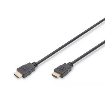 DIGITUS HDMI standartinis jungiamasis kabelis, A tipo kištukas/kištukas, 2 m, su Ethernet, HDMI 1.4, Full HD (ak-330114-020-s)