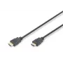 DIGITUS HDMI standartinis jungiamasis kabelis, tipas A, kištukas/kištukas, 3 m, su Ethernet, HDMI 1.4, Full HD (ak-330114-030-s)