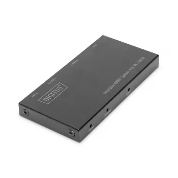 DIGITUS Ultra Slim HDMI skirstytuvas, 1x2, 4K/60Hz HDR, HDCP 2.2, 18 Gbps, Micro USB maitinimas