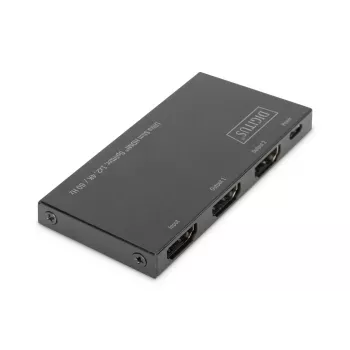 DIGITUS Ultra Slim HDMI skirstytuvas, 1x2, 4K/60Hz HDR, HDCP 2.2, 18 Gbps, Micro USB maitinimas