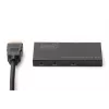 DIGITUS Ultra Slim HDMI skirstytuvas, 1x2, 4K/60Hz HDR, HDCP 2.2, 18 Gbps, Micro USB maitinimas