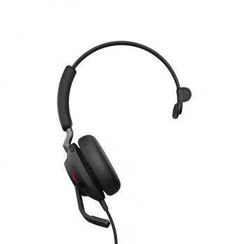 Jabra Evolve2 40 SE USB-A, UC Mono, laidinis, skambučiai/muzika, 20 - 20000 Hz, 113 g, ausinės, juoda