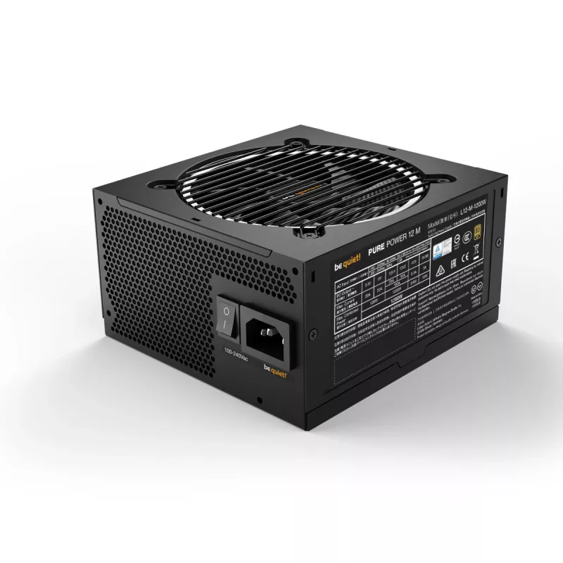 be quiet! PURE POWER 12 M | 1200W maitinimo blokas 20+4 pin ATX ATX Juoda