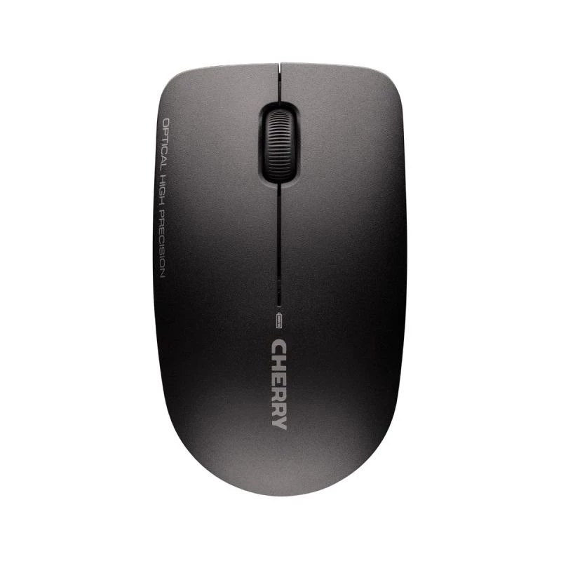 CHERRY DW 3000 belaidė klaviatūra su pele, RF, QWERTY, JAV anglų, juoda