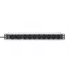 DIGITUS 1U aliumininis PDU stelažinis 8x C13 2x C19 16A 230VAC 50/60Hz IEC C20 kištukas