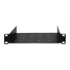 DIGITUS fiksuota lentyna 254 mm (10 col.) 1U 44x254x150 mm, juoda (RAL 9005)