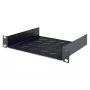 DIGITUS 1U 10 colių lentyna, 44x254x200 mm, juoda (RAL 9005)