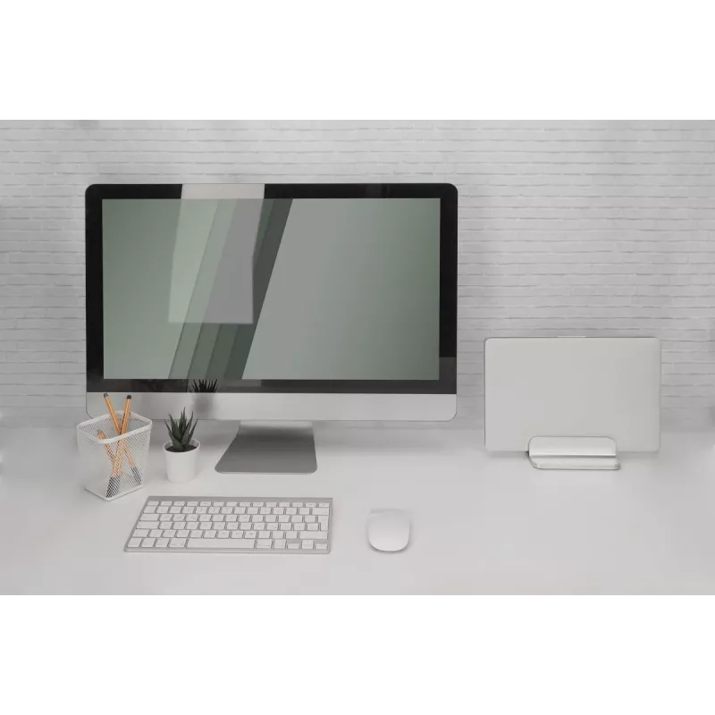 DIGITUS vertikalus nešiojamojo kompiuterio stovas, aliuminis sidabrinis