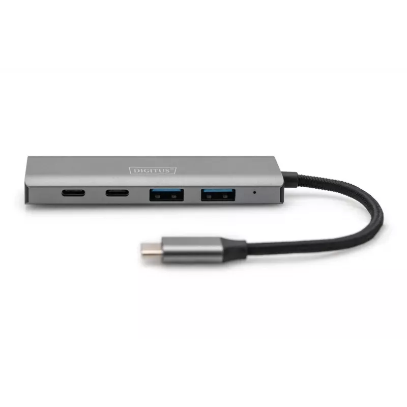 DIGITUS USB-C 4 prievadų HUB 2x USB-A + 2x USB-C Gen2 DA-70245