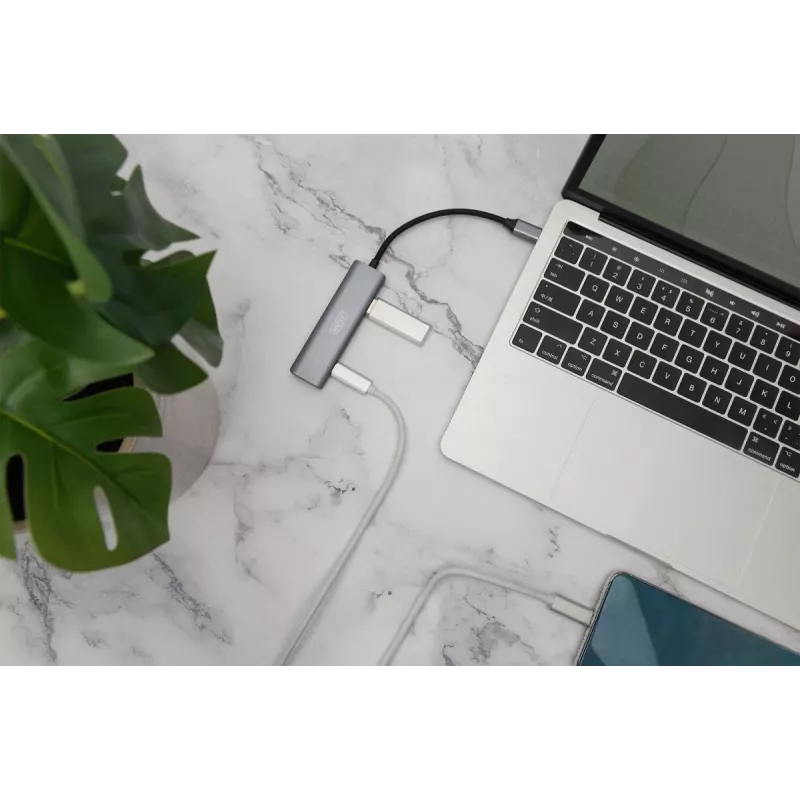 DIGITUS USB-C 4 prievadų HUB 2x USB-A + 2x USB-C Gen2 DA-70245