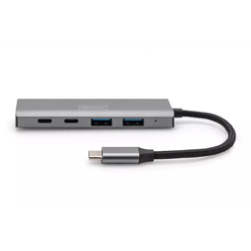 DIGITUS USB-C 4 prievadų HUB 2x USB-A + 2x USB-C Gen2 DA-70245