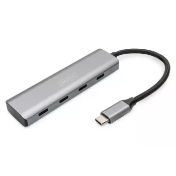 DIGITUS USB-C 4 prievadų HUB 4x USB-C 3.1 Gen1, 5 Gbps