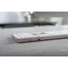 CHERRY KW 9100 SLIM FOR MAC belaidė klaviatūra USB + Bluetooth QWERTZ vokiškas sidabrinė
