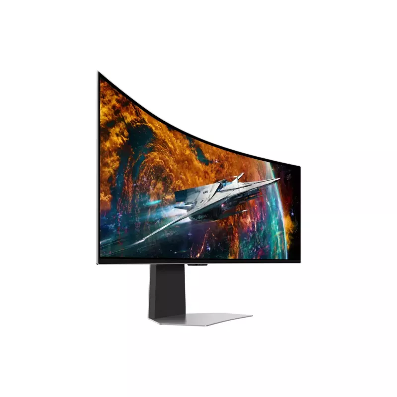 Samsung G95SC monitorius 124,5 cm (49 col.) 5120 x 1440 pikselių Dual QHD OLED sidabrinis