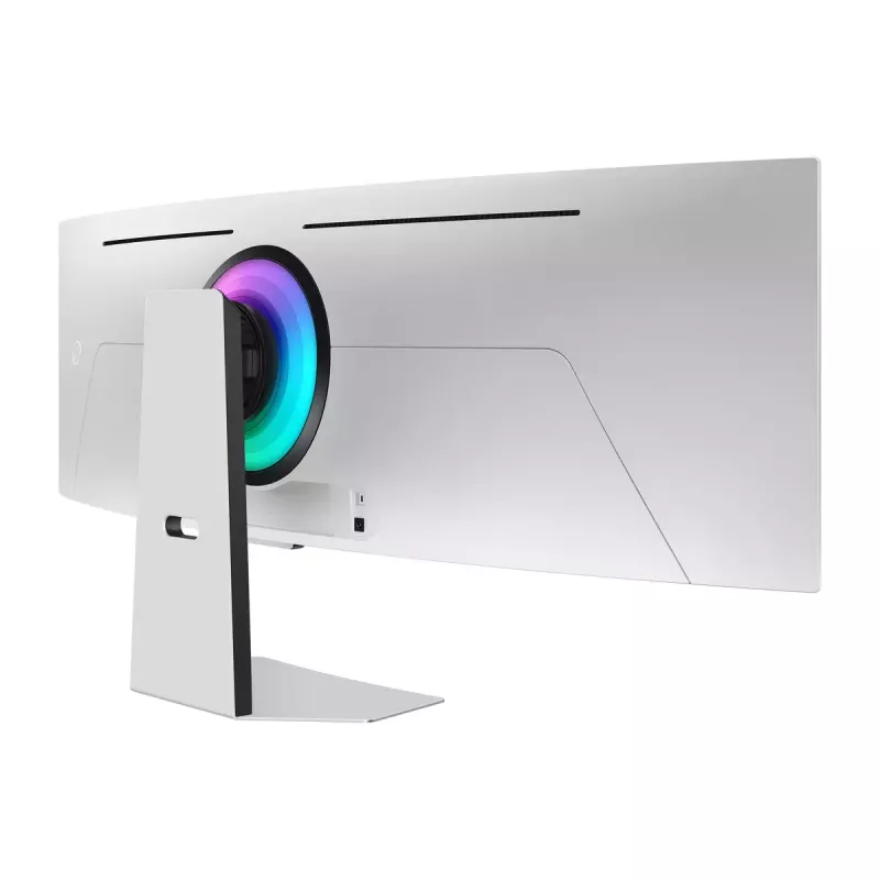 Samsung G95SC monitorius 124,5 cm (49 col.) 5120 x 1440 pikselių Dual QHD OLED sidabrinis