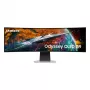 Samsung G95SC monitorius 124,5 cm (49 col.) 5120 x 1440 pikselių Dual QHD OLED sidabrinis