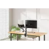Neomounts DS20-425BL2 Monitorinis laikiklis su nešiojamojo kompiuterio stovu 17-27 colių - vietą taupantis