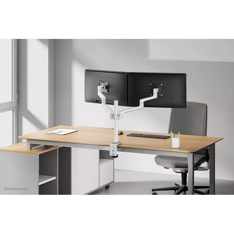 Neomounts DS60-425WH2 Monitorinis laikiklis 17-27 colių - erdvę taupantis