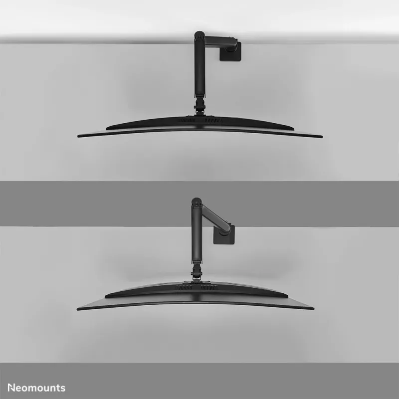 Neomounts DS70PLUS-450BL1 Monitoriaus laikiklis 17-49 colių - dujinė spyruoklė - Topfix - 180° stabdis