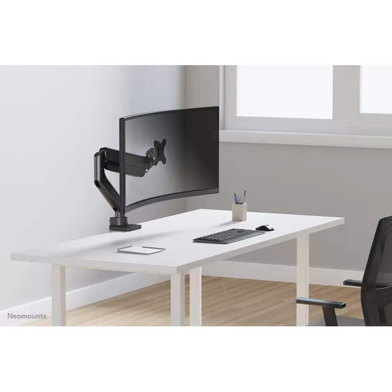 Neomounts DS70PLUS-450BL1 Monitoriaus laikiklis 17-49 colių - dujinė spyruoklė - Topfix - 180° stabdis