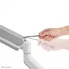 Neomounts DS70PLUS-450WH1 Monitoriaus laikiklis 17-49 col. – dujinė spyruoklė – Topfix – 180° stabdiklis