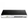 D-Link DGS-1210-10MP valdomas L2 gigabitinės eterneto (10/100/1000) maitinimas per Ethernet (PoE) jungiklis juodas, pilkas