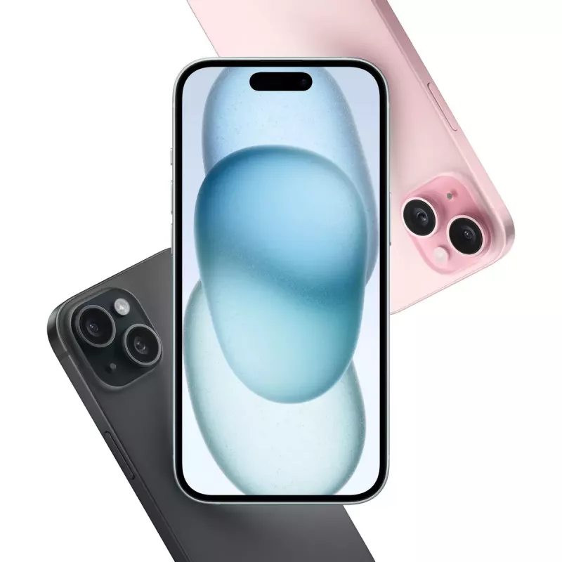 Išmanusis telefonas Apple iPhone 15 128GB juodas Dual SIM A16 48MP