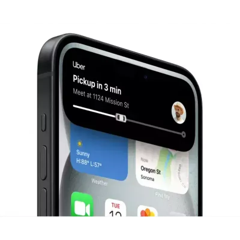 Išmanusis telefonas Apple iPhone 15 128GB juodas Dual SIM A16 48MP