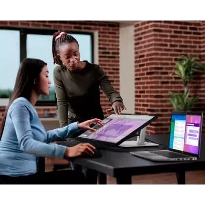 DELL P2424HT 23,8 colių liečiamasis monitorius Full HD IPS LCD juodas/sidabrinis