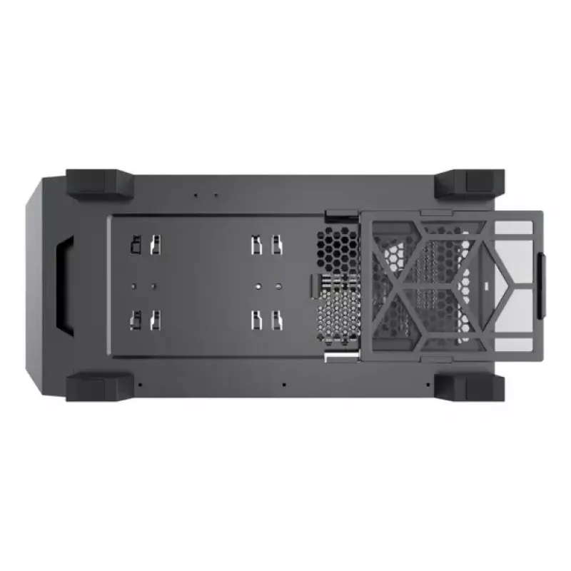 Korpusas XILENCE XG151 Midi Tower – juodas, ATX/Micro-ATX/Mini-ITX, maitinimo blokas apačioje, 2x 3,5 colio + 4x 2,5 colio vietos