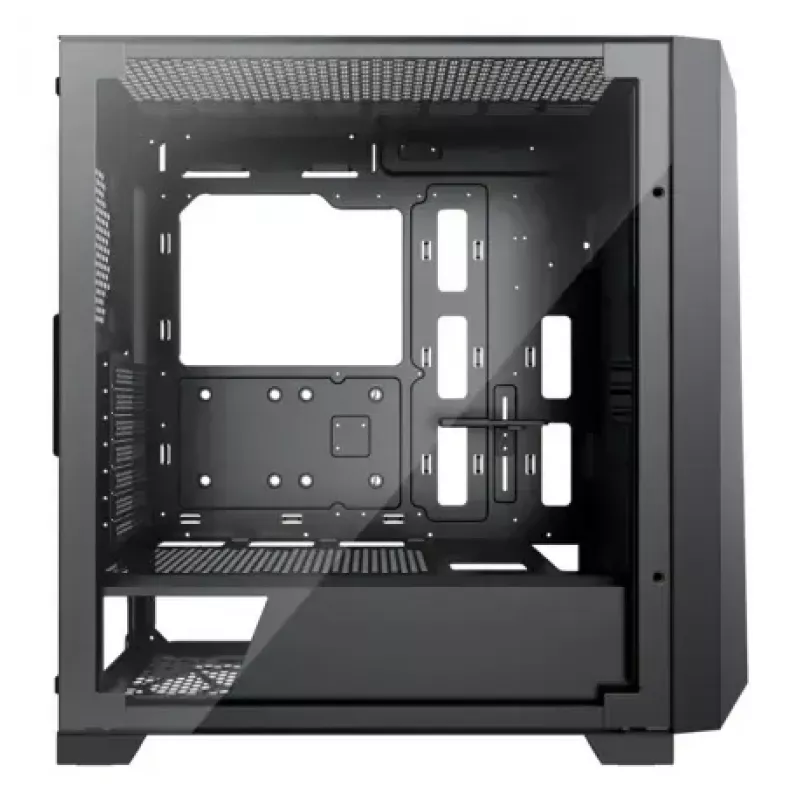 Korpusas XILENCE XG151 Midi Tower – juodas, ATX/Micro-ATX/Mini-ITX, maitinimo blokas apačioje, 2x 3,5 colio + 4x 2,5 colio vietos