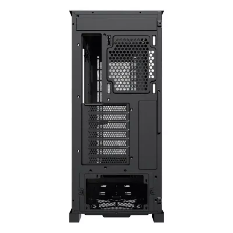 Korpusas XILENCE XG151 Midi Tower – juodas, ATX/Micro-ATX/Mini-ITX, maitinimo blokas apačioje, 2x 3,5 colio + 4x 2,5 colio vietos