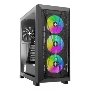 Korpusas XILENCE XG151 Midi Tower – juodas, ATX/Micro-ATX/Mini-ITX, maitinimo blokas apačioje, 2x 3,5 colio + 4x 2,5 colio vietos
