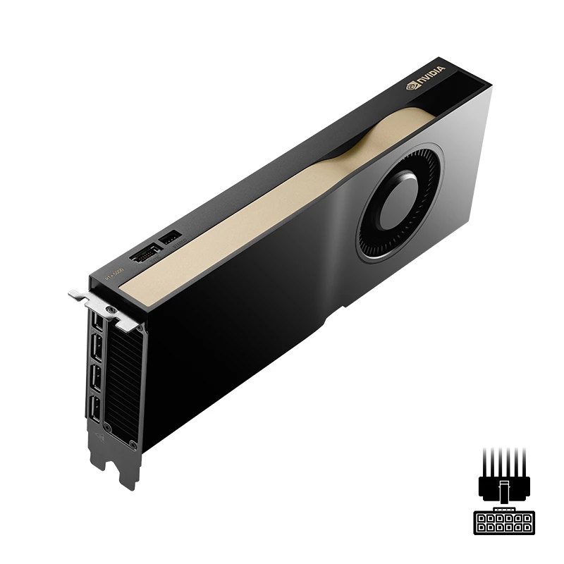 PNY NVIDIA RTX 5000 Ada Generation vaizdo plokštė, 32 GB GDDR6 ECC, 256 bitų, PCIe 4.0 x16, dviejų lizdų, 4x DP 1.4a