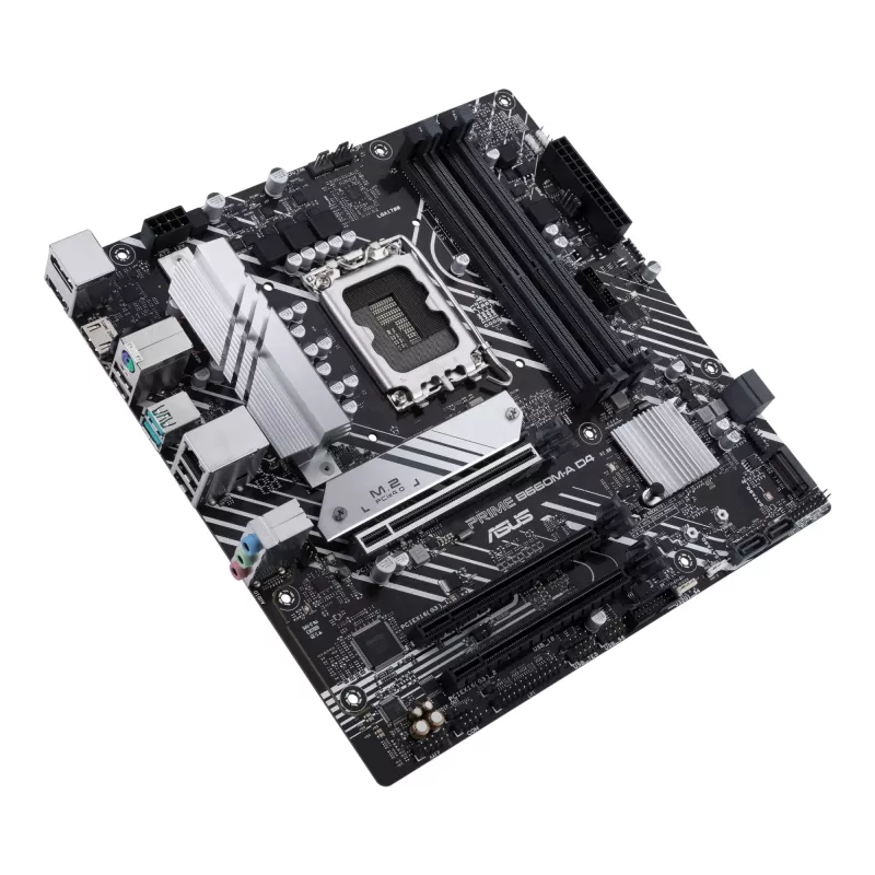 ASUS PRIME B660M-A D4-CSM pagrindinė plokštė Intel B660 LGA 1700 micro ATX