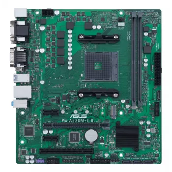 ASUS PRO A520M-C II/CSM AMD A520 Socket AM4 micro ATX pagrindinė plokštė