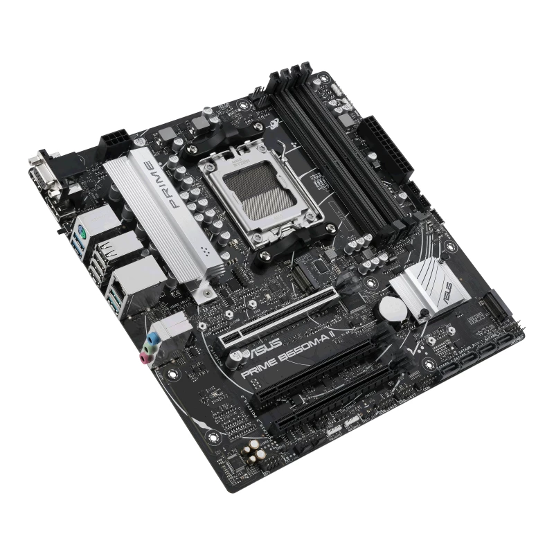 ASUS PRIME B650M-A II-CSM pagrindinė plokštė AMD B650 Socket AM5 micro ATX